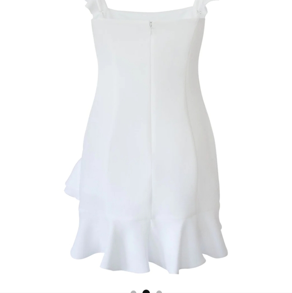 NWT BCBGeneration Cocktail Ruffle Fitted Mini - Picture 2 of 3